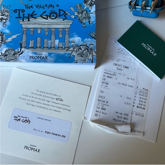 Limited edition The Gods Maison Promax Convertible Backpack Carry Once EUC - Picture 2 of 6